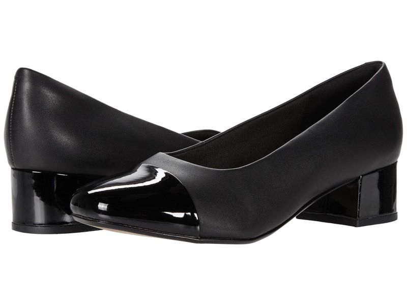 クラークス レディース シューズ ヒール Clarks Marilyn Sara Black LeatherS ブラック