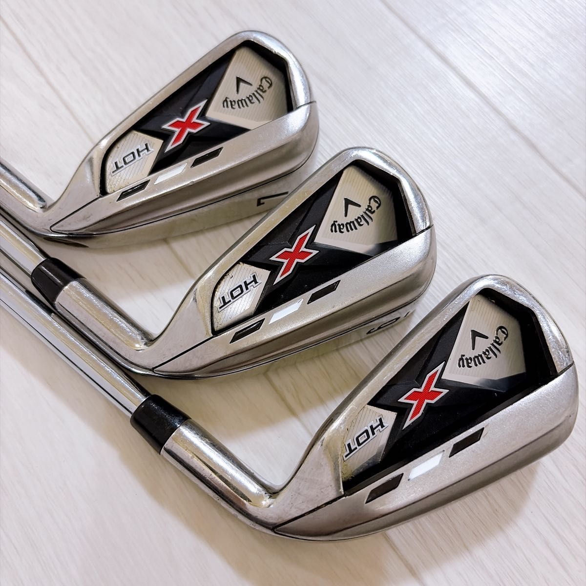 良品 Callaway X HOT キャロウェイ アイアンセット 7本 フレックスR 右