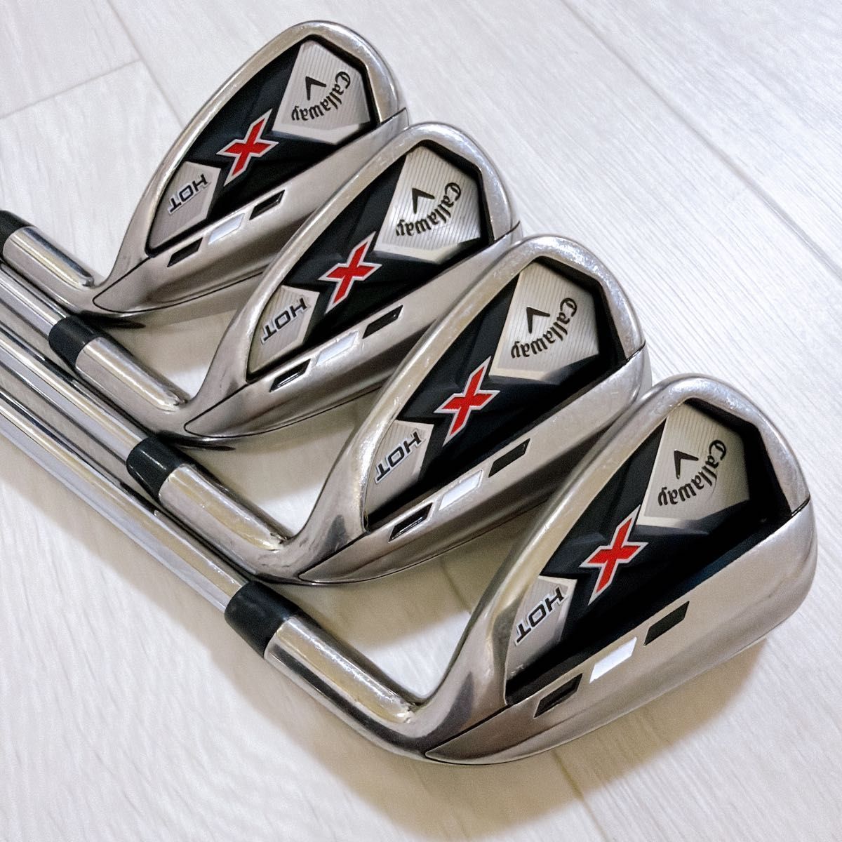 良品 Callaway X HOT キャロウェイ アイアンセット 7本 フレックスR 右