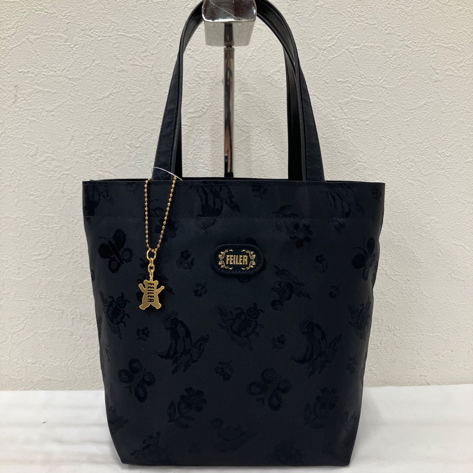 5646【良品】 FEILER フェイラー ハンドバッグ ハイジ ジャガード