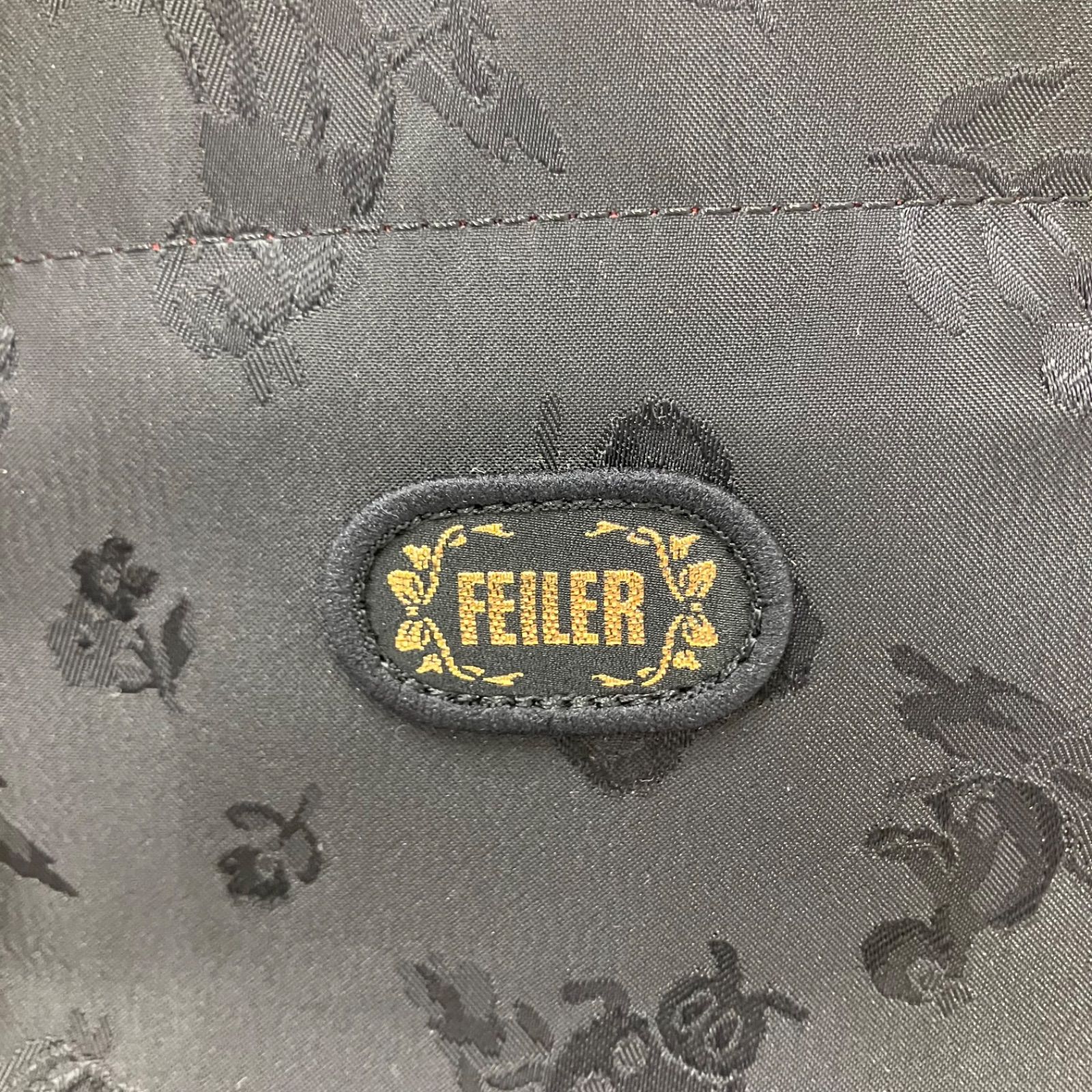 5646【良品】 FEILER フェイラー ハンドバッグ ハイジ ジャガード