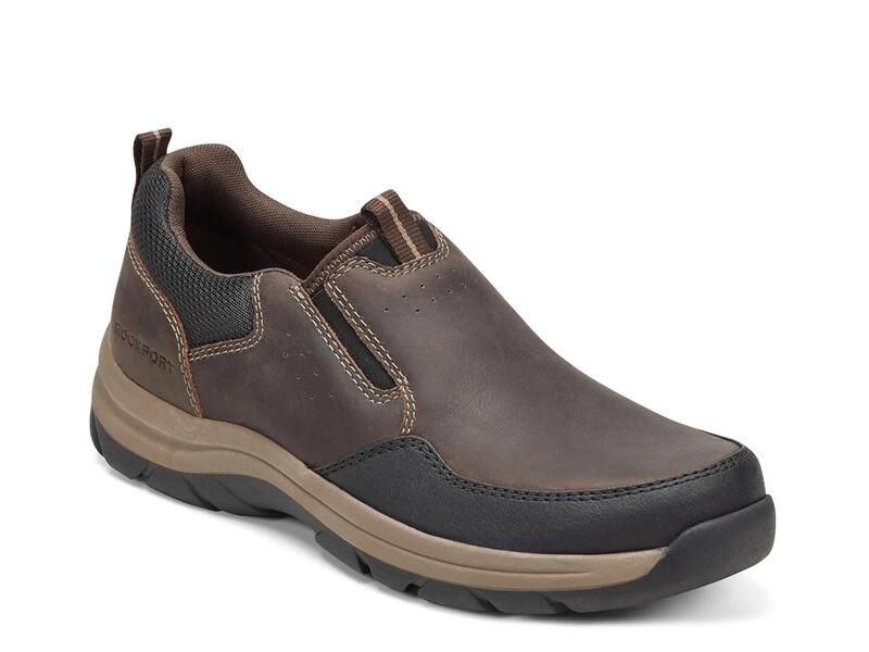 ロックポート メンズ シューズ スリッポン・ローファー RockportFalcon SlipOn Dark Brown ブラウン