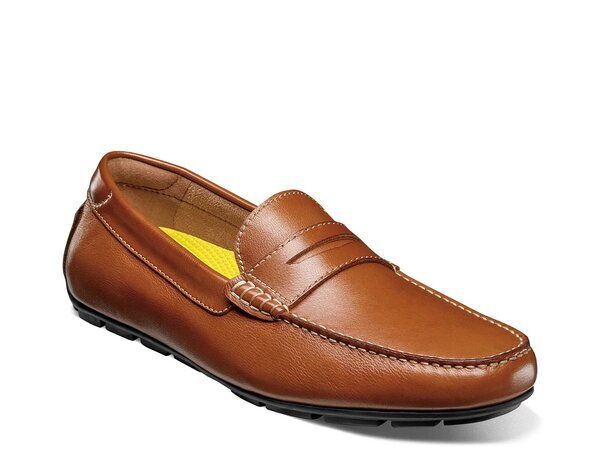 フローシャイム メンズ シューズ スリッポン・ローファー Florsheim Motor Driving Loafer Cognac
