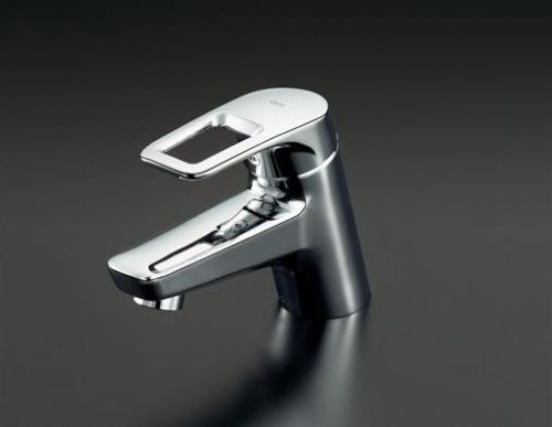 【新品未開封】TOTO 洗面所用 台付シングル混合水栓（エコシングル、ポップアップ式）　TLHG31AEFR