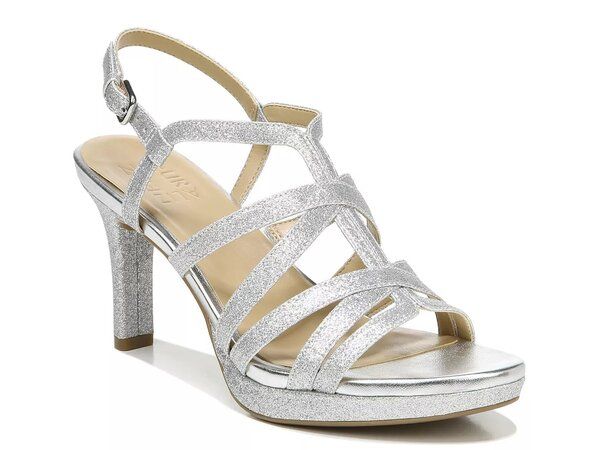 ナチュライザー レディース シューズ サンダル Naturalizer Baylor Sandal Silver Glitter シルバー