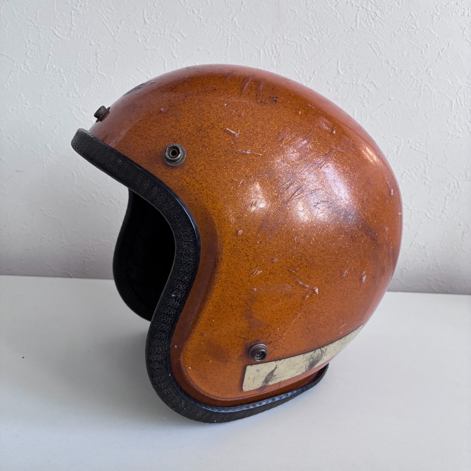 お*）様 BUCO ジェットヘルメット 60年代 ヴィンテージ BUCO☆ INTERNATIONAL 1960年代製 ブコ ビンテージ Lサイズ 金