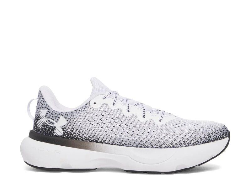 アンダーアーマー メンズ シューズ スニーカー Under Armour Infinite Running Shoe Mens BlackWhite ホワイト