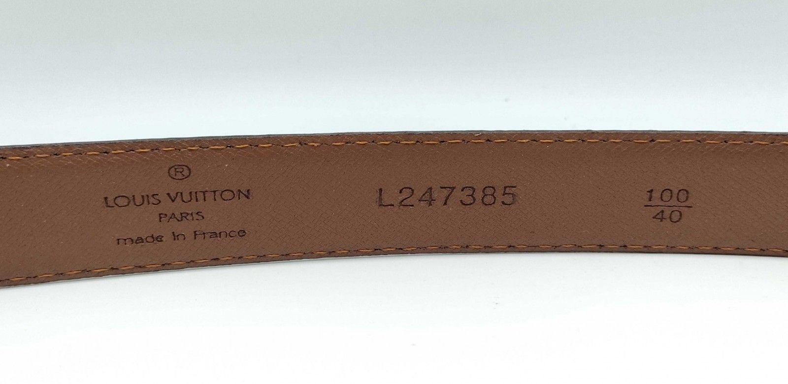 LOUIS VUITTON ルイヴィトン モノグラム サンチュール ベルト 100/40