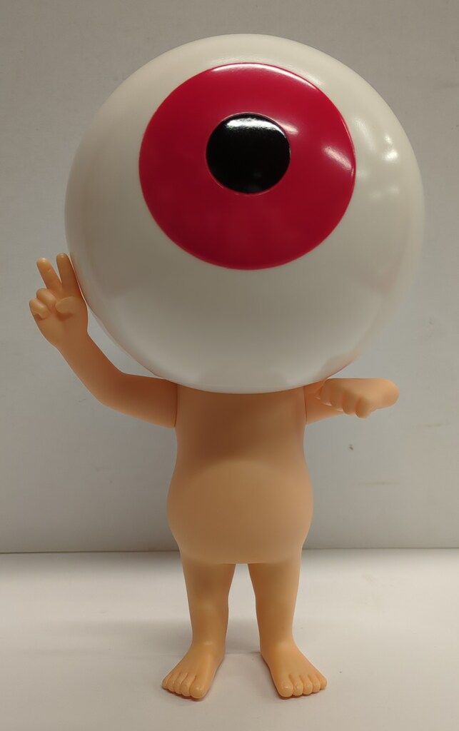 鬼太郎フィルムパートナーズ ゲゲゲの鬼太郎 千年呪い歌 目玉おやじ 宣伝用ソフビ(右手Vサイン) 28cm