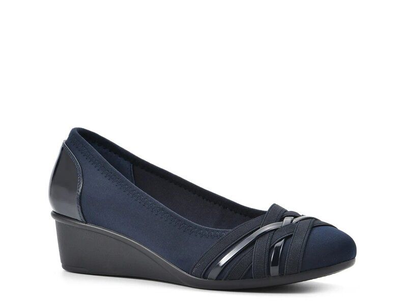 クリフバイホワイトマウンテン レディース シューズ パンプス Cliffs by White Mountain Bowie Wedge Pump Navy ネイビー