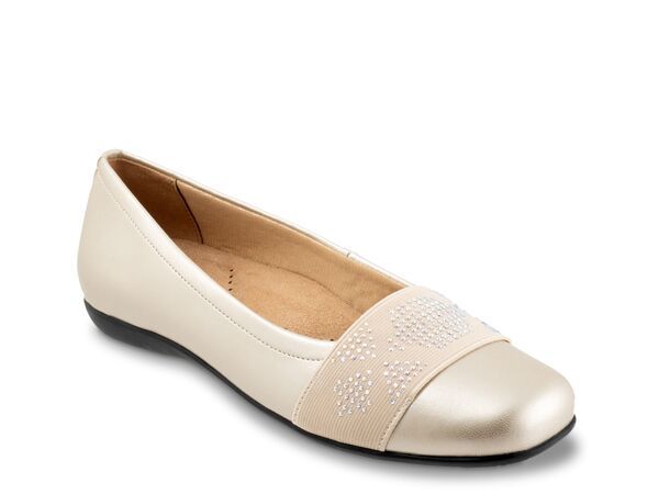 トロッターズ レディース シューズ パンプス Trotters Samantha Ballet Flat Platinum