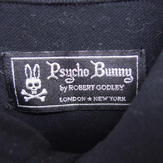 サイコバニー Psycho Bunny カジュアルシャツ ステンカラー ロゴ刺繍