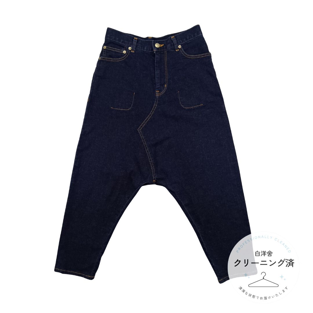 ｸﾘｰﾆﾝｸﾞ済】ZUCCa/ズッカ デニムサルエルパンツ - メルカリ