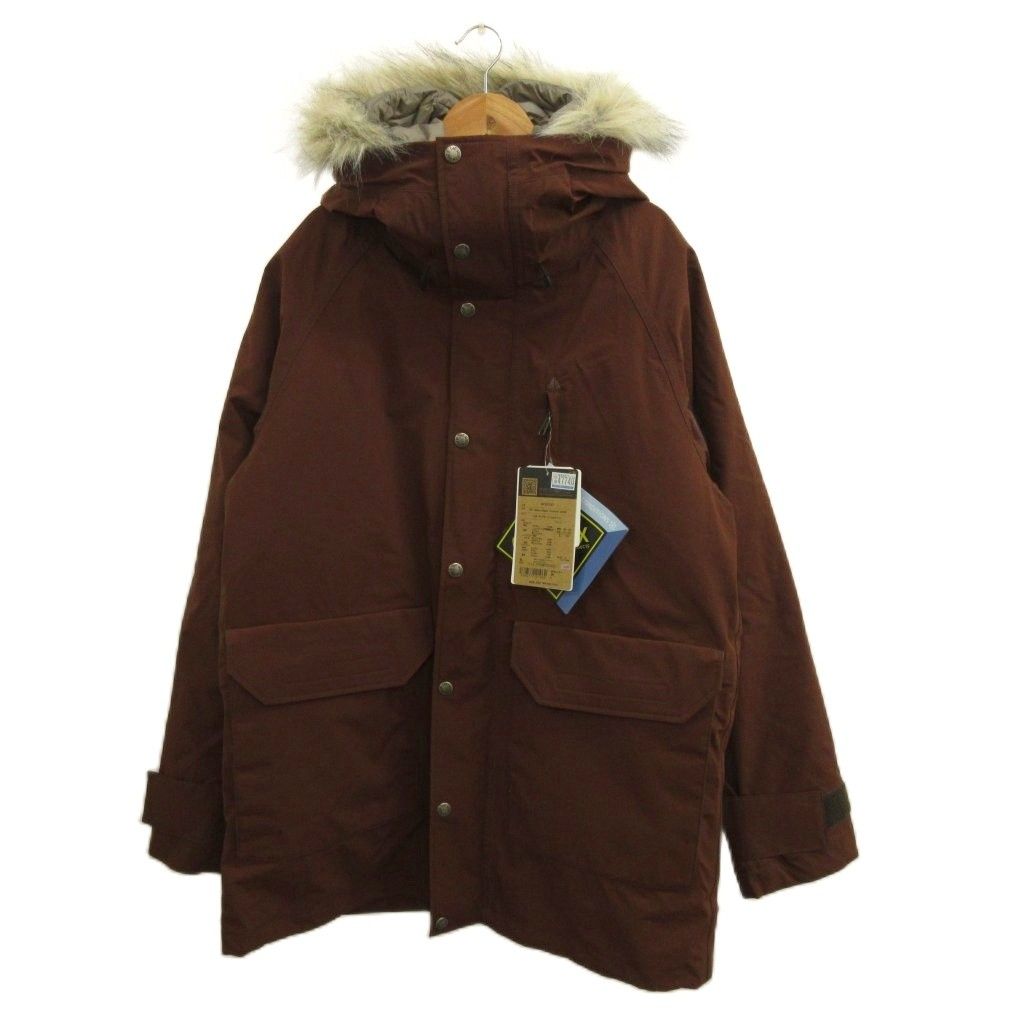 ザノースフェイス THE NORTH FACE タグ付き セローマグネトリクライメイトジャケット SEROW MAGNE TRICLIMATE JACKET ダウン L 茶 ブラウン 無地 フード付き 長そで NP62231 /PP ■GY50