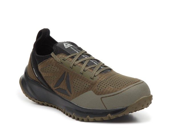 リーボック メンズ シューズ スニーカー Tシャツ Reebok Work All Terrain Freedom Steel Toe Work Shoe Olive Green グリーン