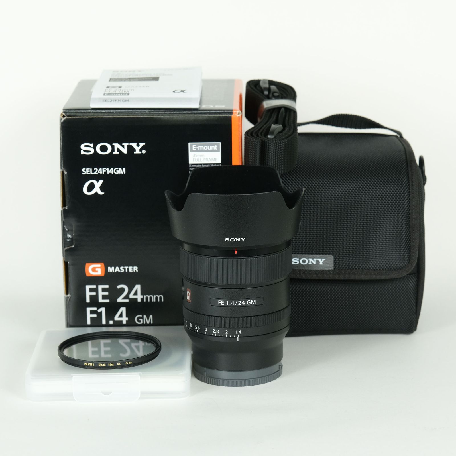 [美品 | NISI Black Mist 1/4フィルター付] SONY FE 24mm F1.4 GM SEL24F14GM | SONY Eマウント 71,500円