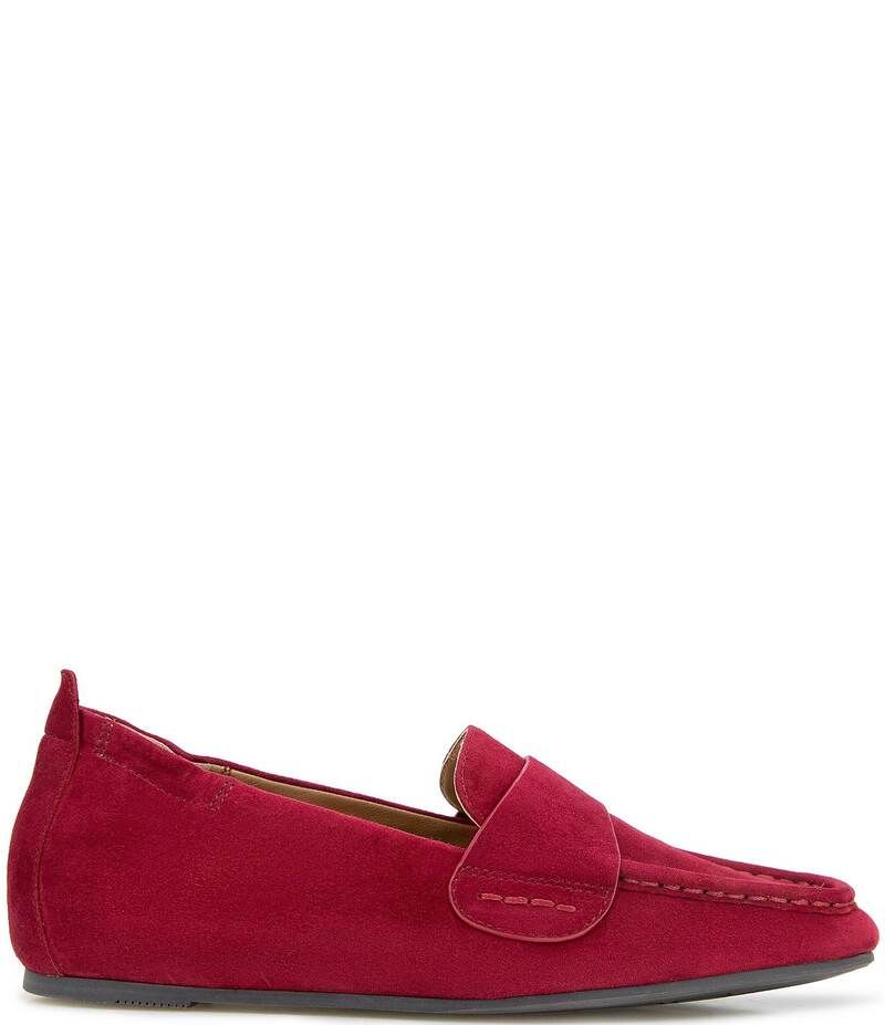 ジェントルソウルズ レディース シューズ パンプス スエード ローファー Gentle Souls Sophie Suede Loafers Rio Red レッド