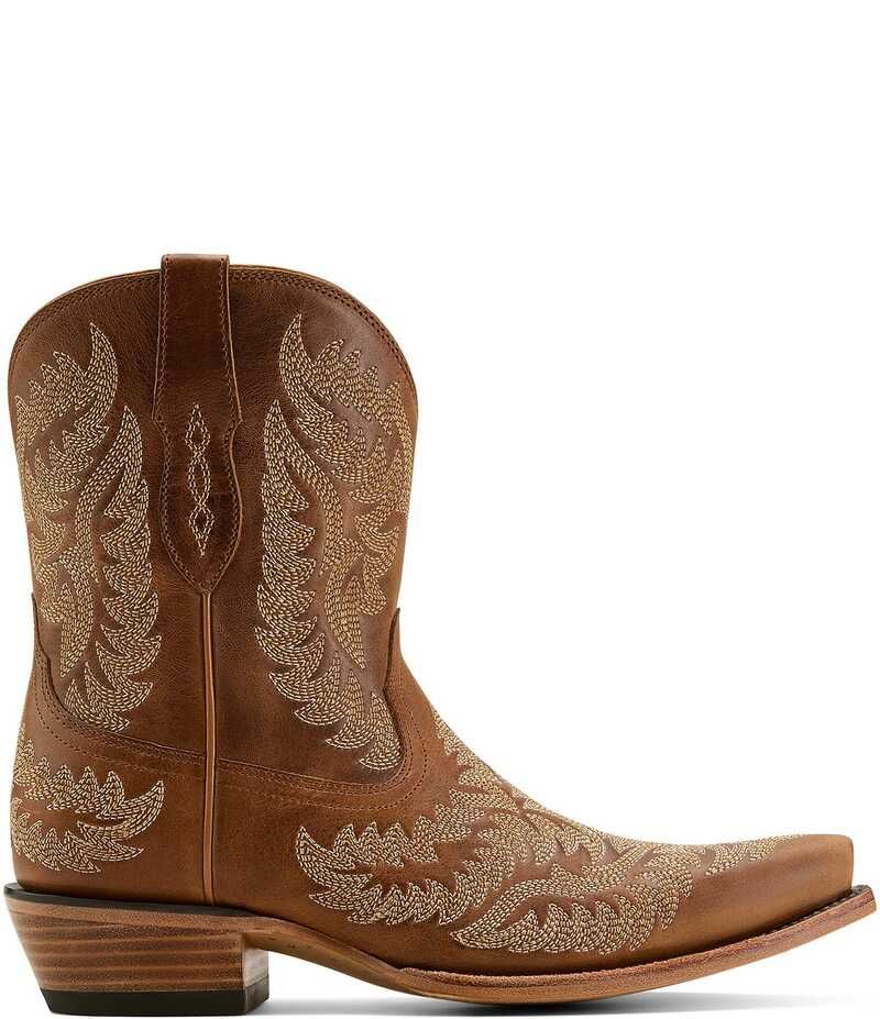 アリアト レディース シューズ ブーツ・レインブーツ レザー Ariat Cate Leather X Toe Western Boots Shades of Grain