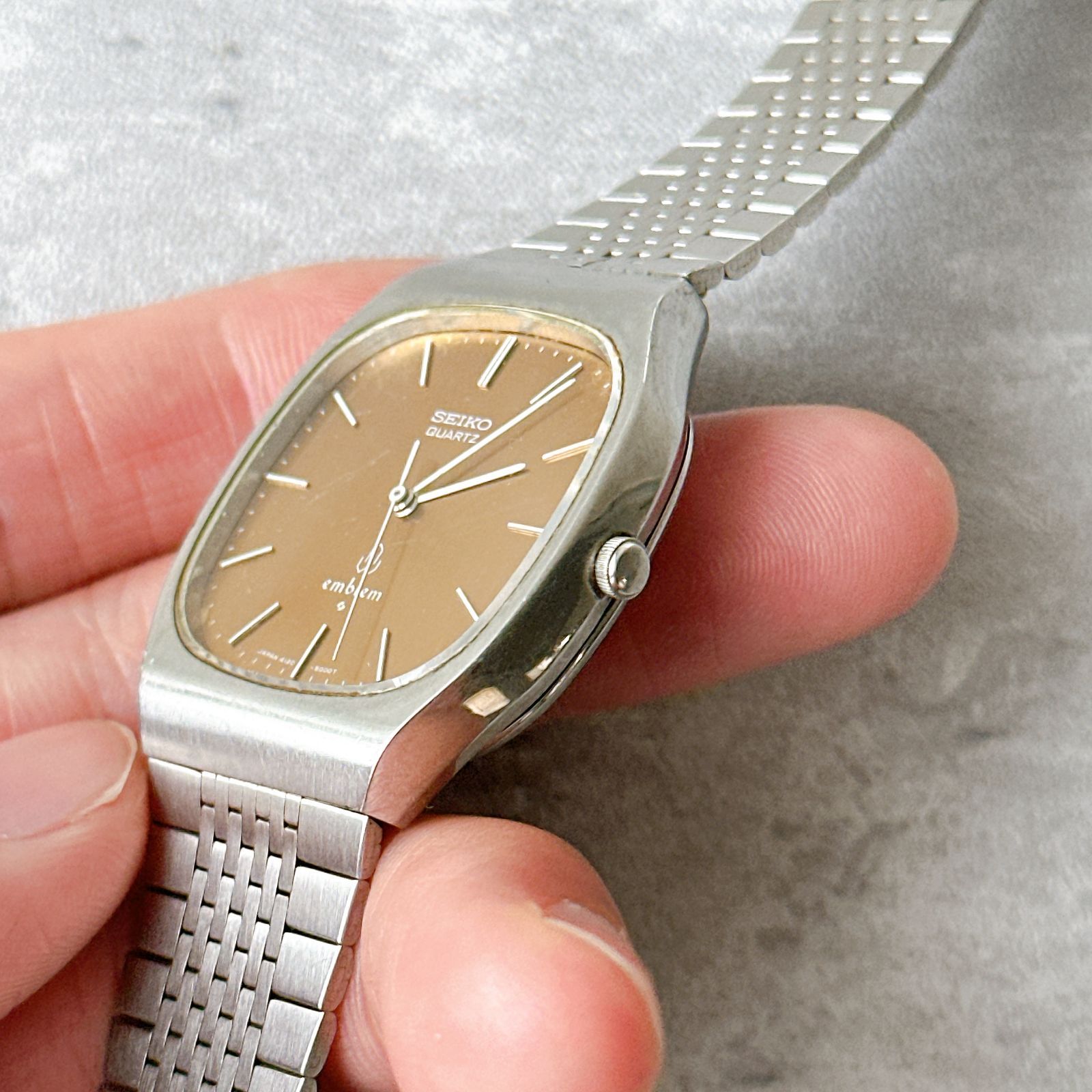 SEIKO emblem セイコー エンブレム 4120-5000 ヴィンテージ クォーツ