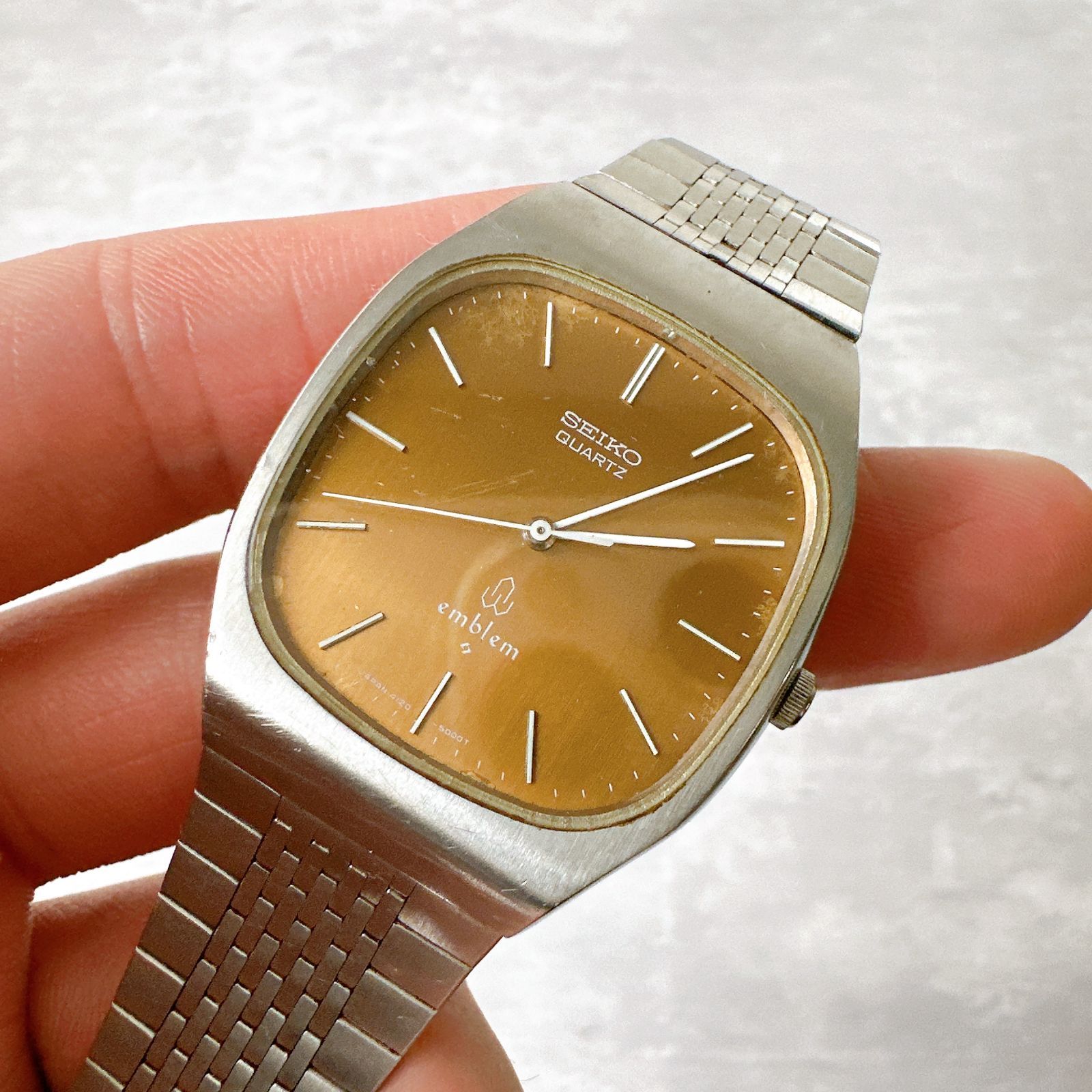 SEIKO emblem セイコー エンブレム 4120-5000 ヴィンテージ クォーツ