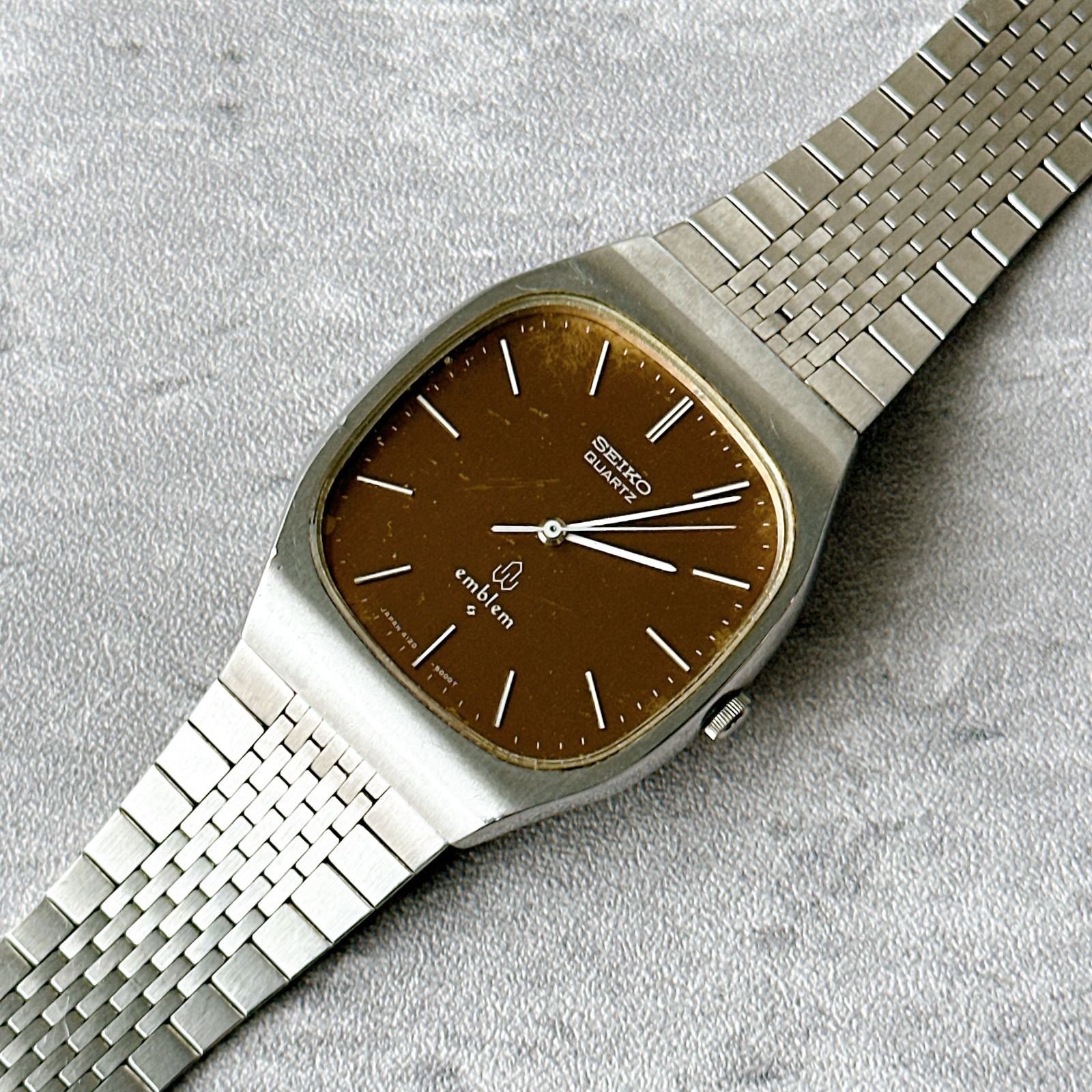 SEIKO emblem セイコー エンブレム 4120-5000 ヴィンテージ クォーツ
