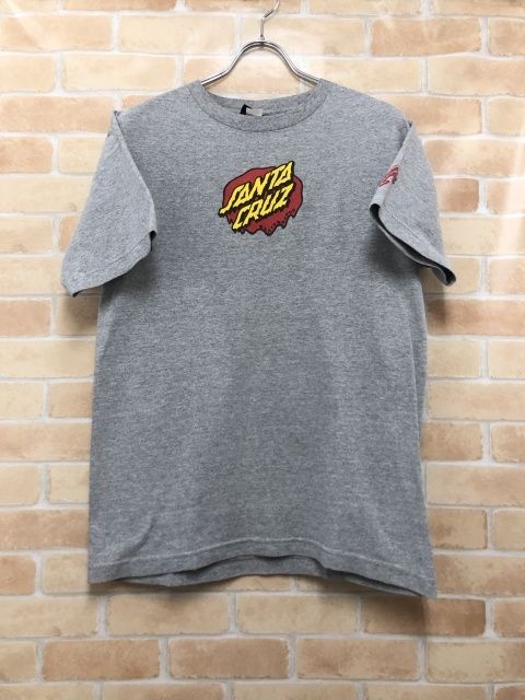 【中古】 SANTA CRUZ サンタクルーズ NHSタグ Tシャツ ロゴ グレー M 111455188