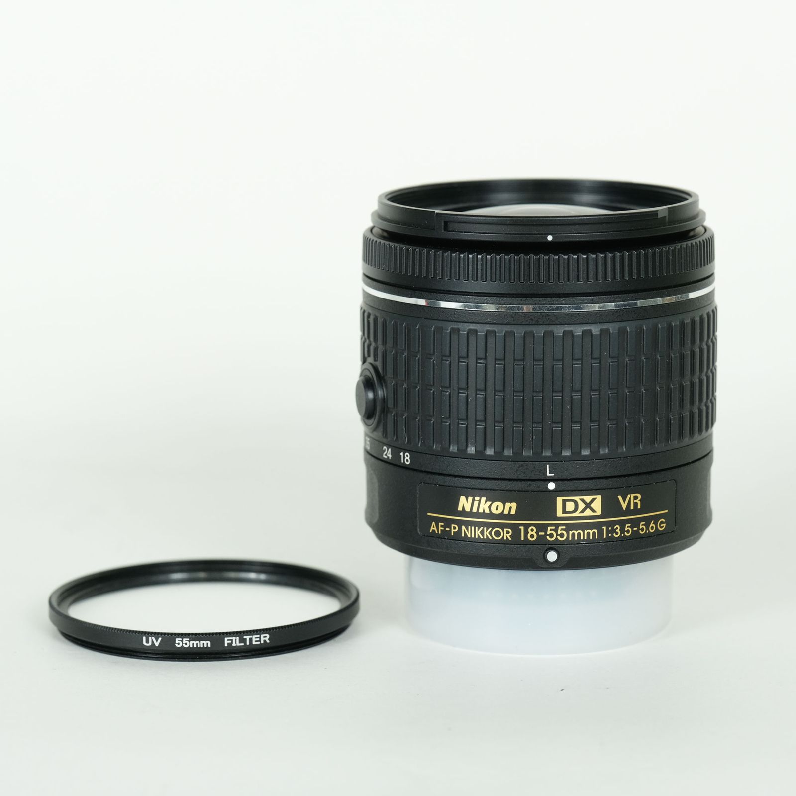 [美品 | フィルター付] Nikon AF-P DX NIKKOR 18-55mm F3.5-5.6G VR | Nikon Fマウント