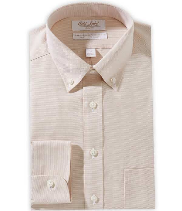 ラウンドトゥリーアンドヨーク メンズ トップス シャツ スリムフィット ボタンダウン Gold Label Roundtree Yorke Denton Slim Fit NonIron Button