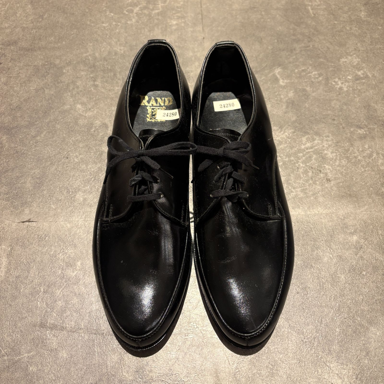 RAND (ランド) 外羽根式プレーントゥ 8 1/2 D (26.5cm相当) Dead Stock