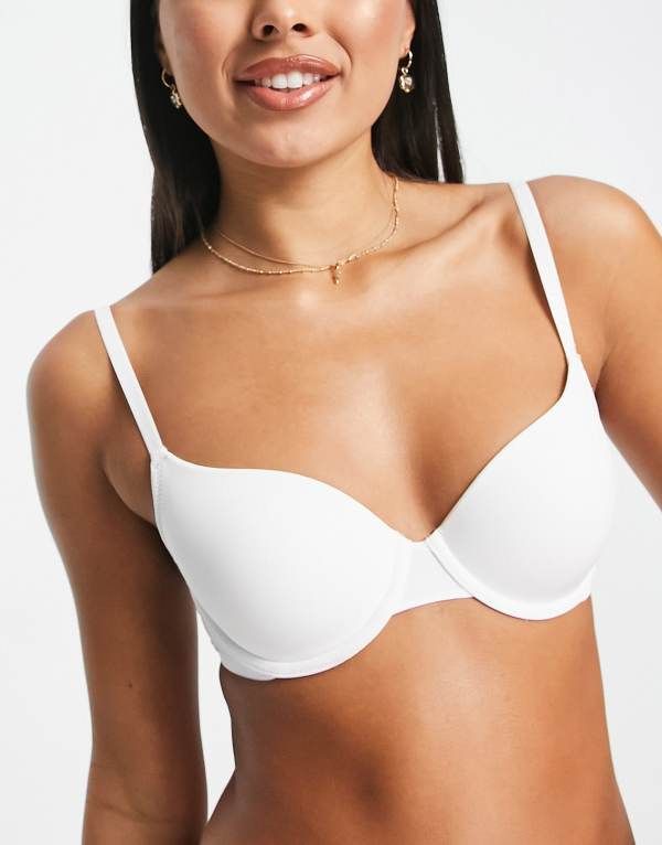 ドリーナ レディース トップス Tシャツ Dorina Michelle tshirt bra White ホワイト