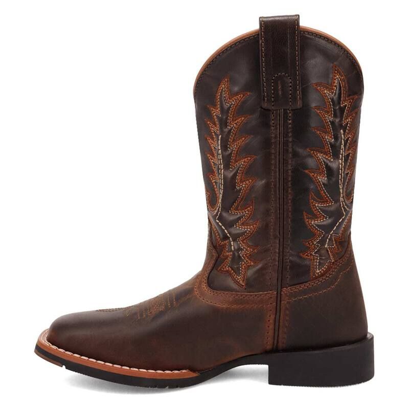 ダンポスト レディース シューズ ブーツ・レインブーツ レザー Dan Post Dexter Boys Leather Western Boots Brown ブラウン