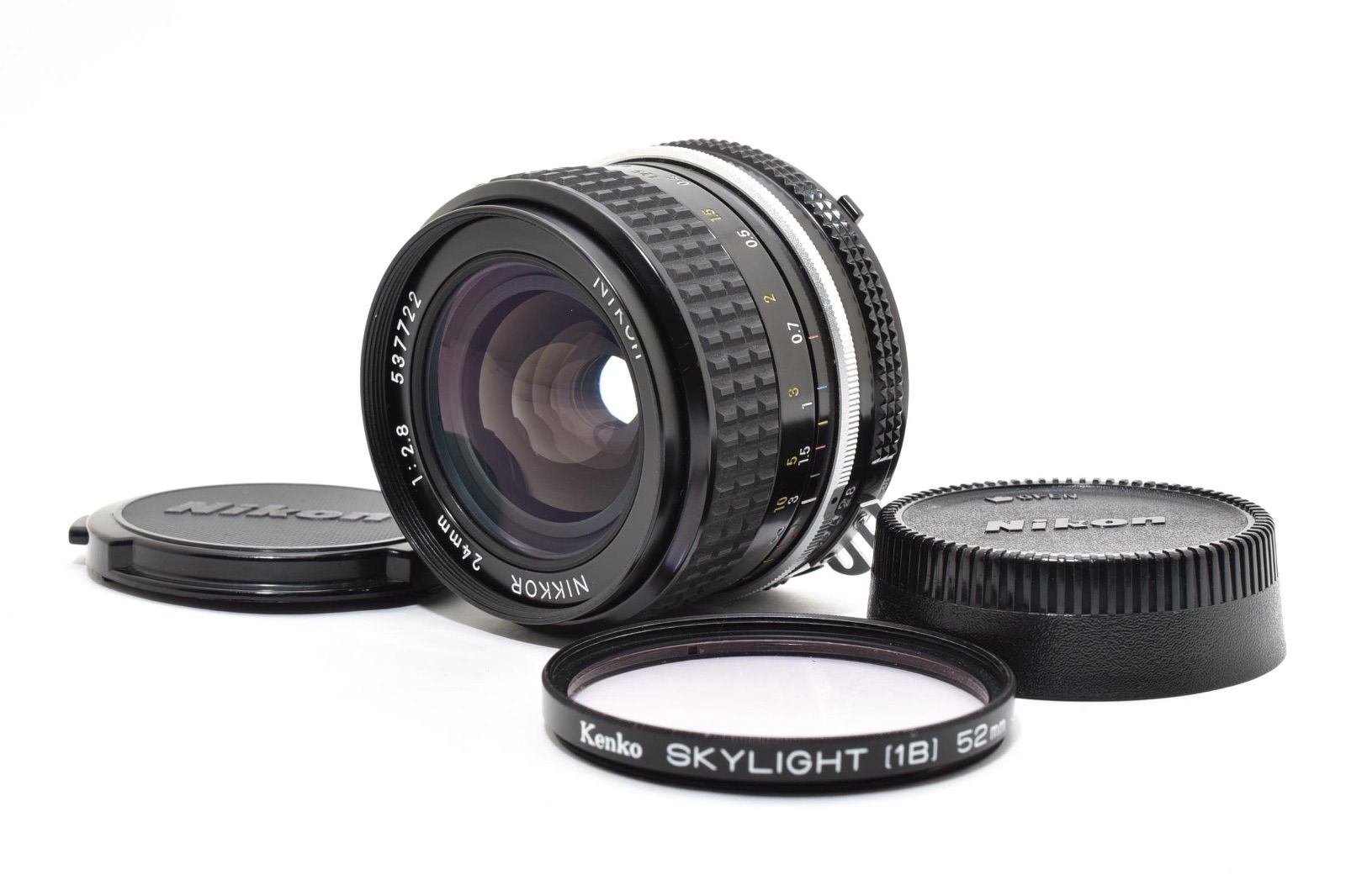 極美品 ニコン Nikon Ai 24mm f2.8 一眼レフ レンズ 4952 ◇◇ 完動極美品 ニコン Nikon Ai ニッコール Nikkor 24mm f/2.8 広角