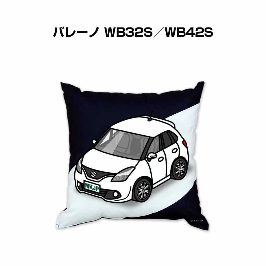 【スズキ バレーノ WB32S／WB42S 】クッション 車好き プレゼント 車 メンズ 誕生日 彼氏 イベント