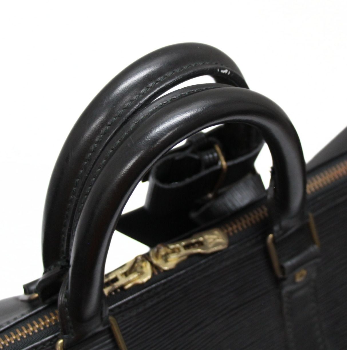 【極美品】ルイヴィトン キーポル45 ボストンバッグ エピ ブラックM59152 Louis Vuitton ルイヴィトン キーポル45 ボストンバッグ エピ 黒
