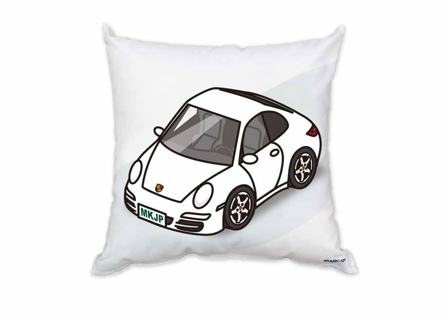外車 ポルシェ 911カレラ 997 】クッション 車好き プレゼント 車