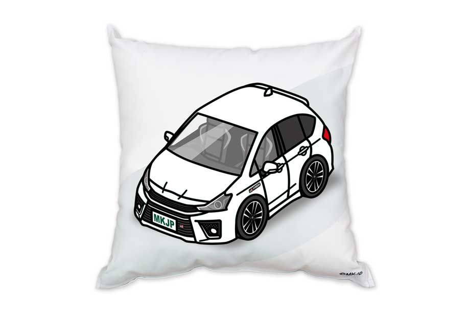【トヨタ プリウスα Sツーリングセレクション GR SPORT ZVW41W】クッション 車好き プレゼント 車 メンズ 誕生日 彼氏 イベント