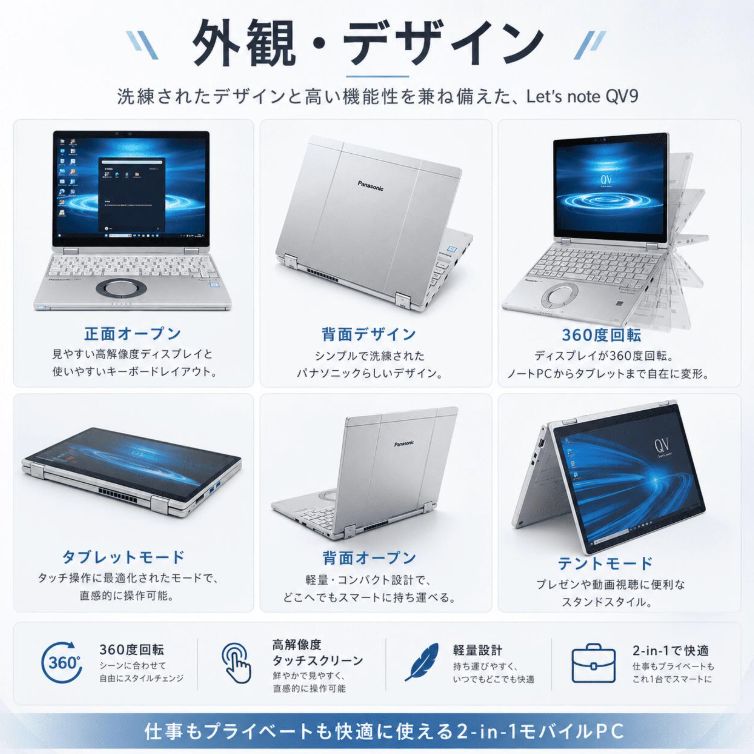 パナソニック レッツノート QV9 第10世代 Core i5 メモリ 8GB 高速 SSD