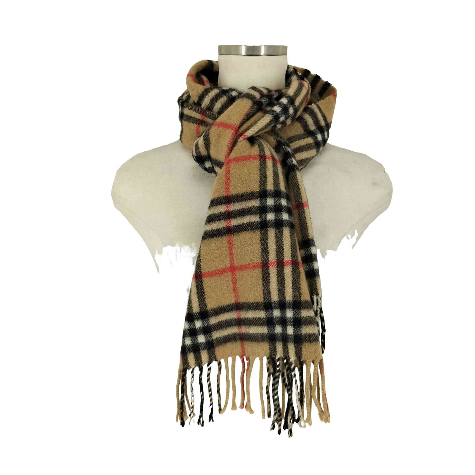 バーバリーズ BURBERRYS pure cashmere カシミヤ100 ノバチェックマフラー レディース 表記無