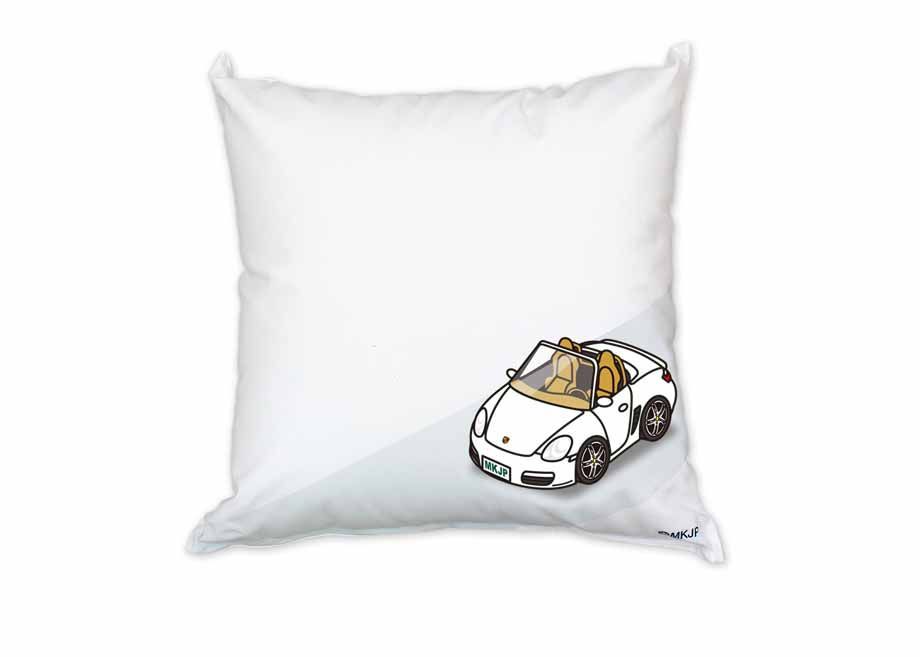 【外車 ポルシェ ボクスター 987 】クッション 車好き プレゼント 車 メンズ 誕生日 彼氏 イベント