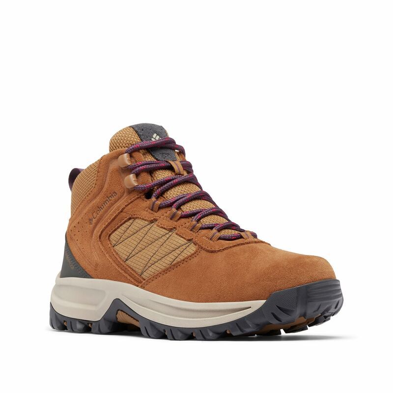 コロンビア レディース シューズ ブーツ・レインブーツ スエード Columbia Transverse Suede Womens Hiking Boots Elk Moonvista