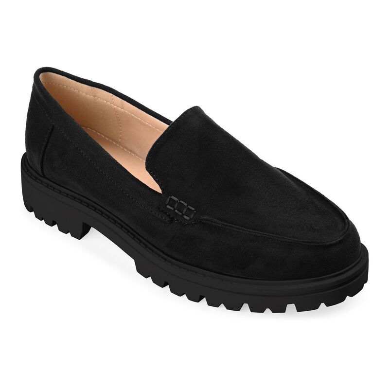 ジュルネ コレクション レディース シューズ スリッポン・ローファー Journee Collection Erika Tru Comfort Foam Womens Loafers Black ブラ