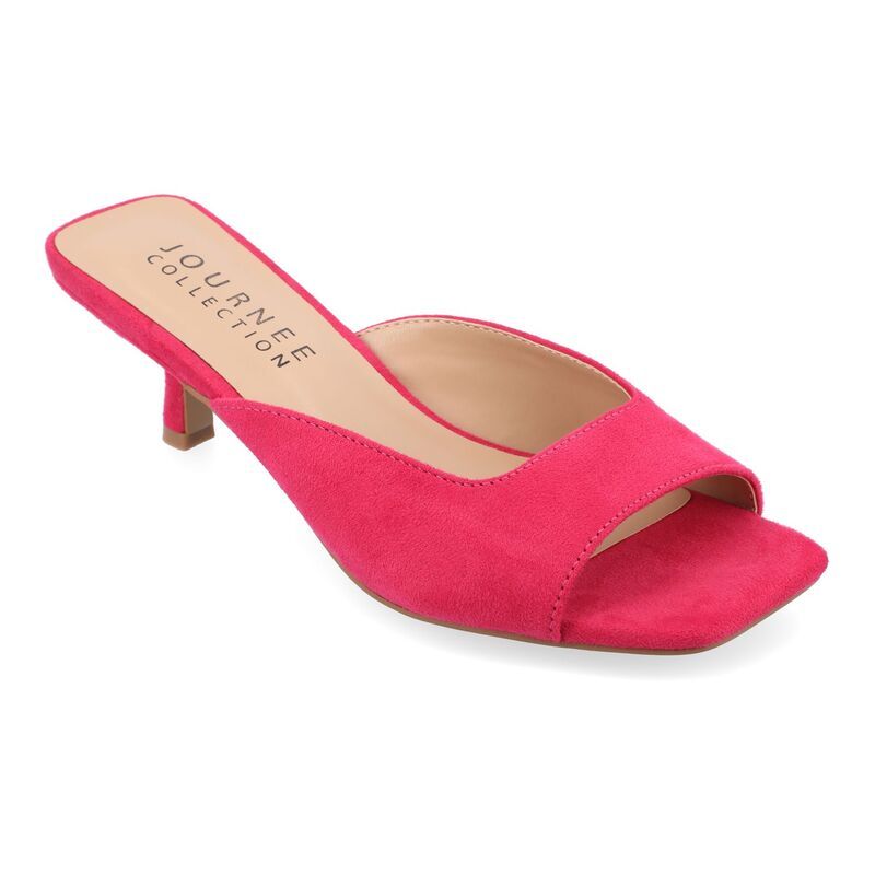 ジュルネ コレクション レディース シューズ パンプス サンダル Journee Collection Larna Womens Kitten Sandals Fuchsia フューシャ