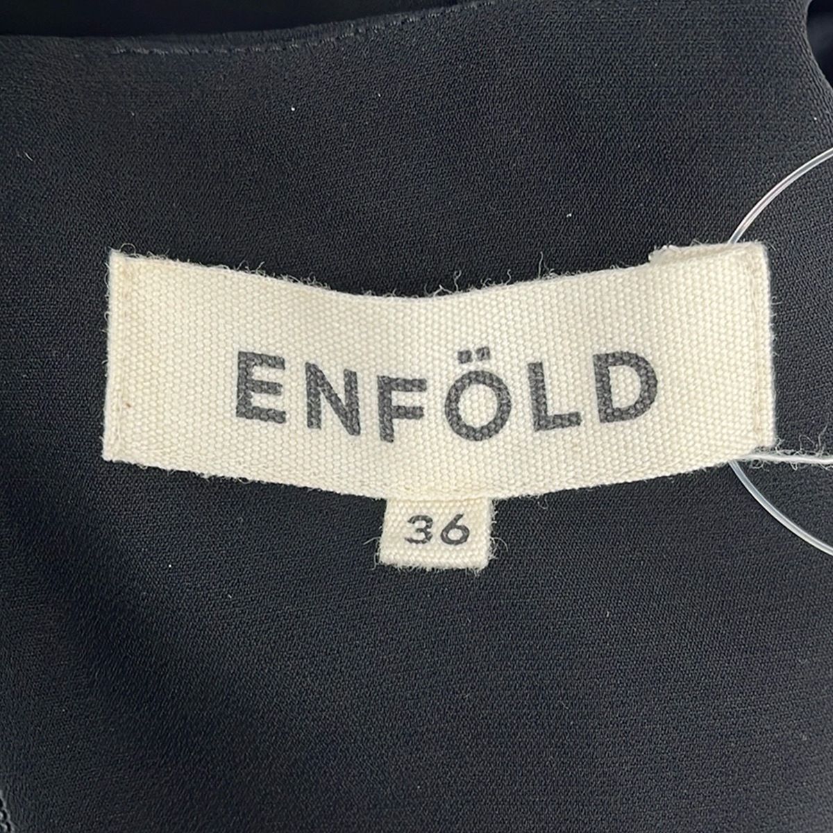 ENFOLD(エンフォルド) オールインワン サイズ36 S レディース美品 - 黒