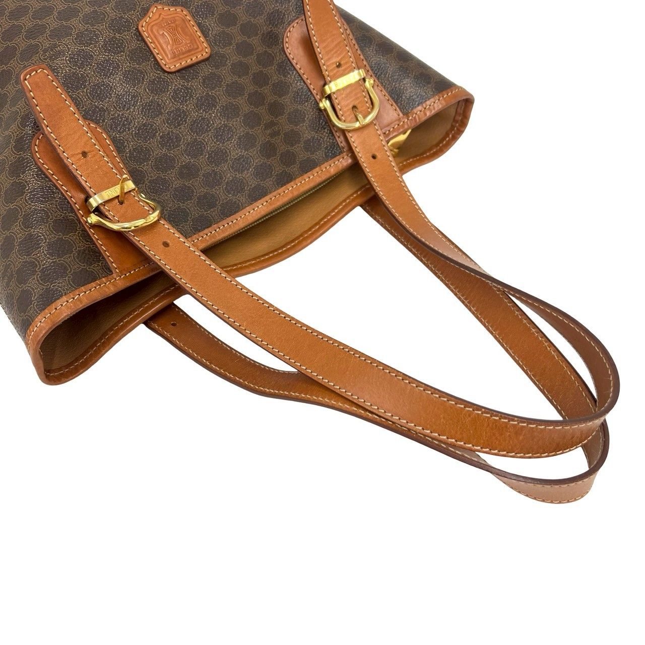 極 美品 CELINE セリーヌ ヴィンテージ マカダム ブラゾン トリオンフ