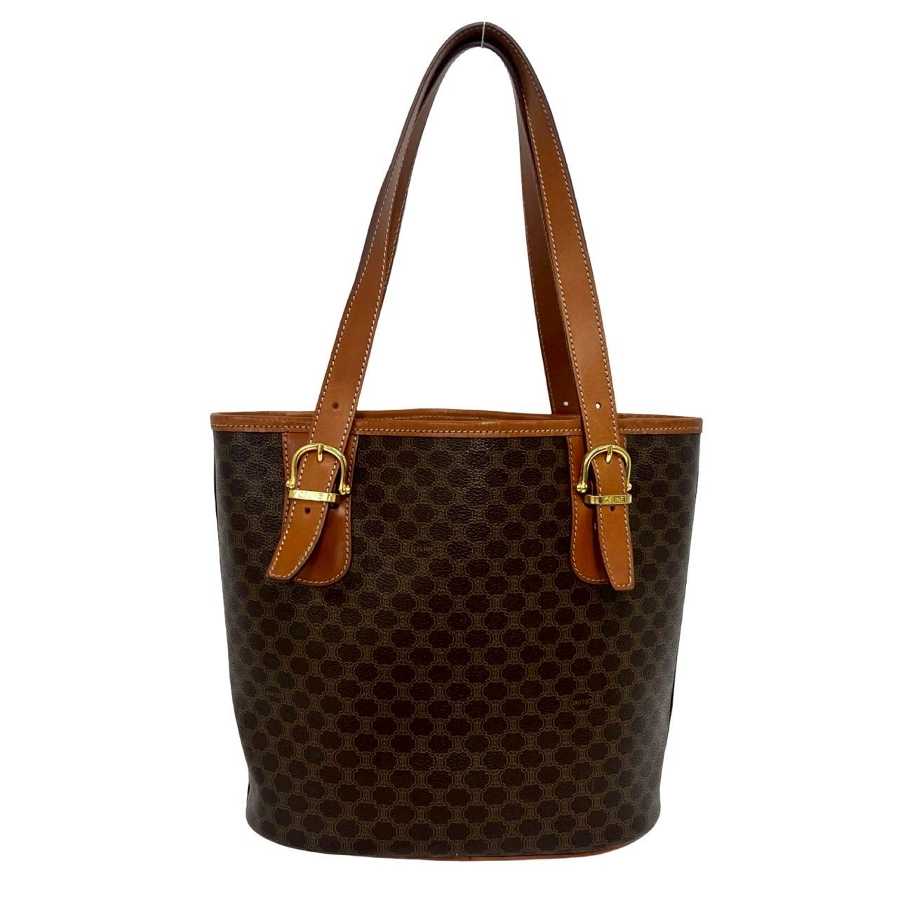 極 美品 CELINE セリーヌ ヴィンテージ マカダム ブラゾン トリオンフ