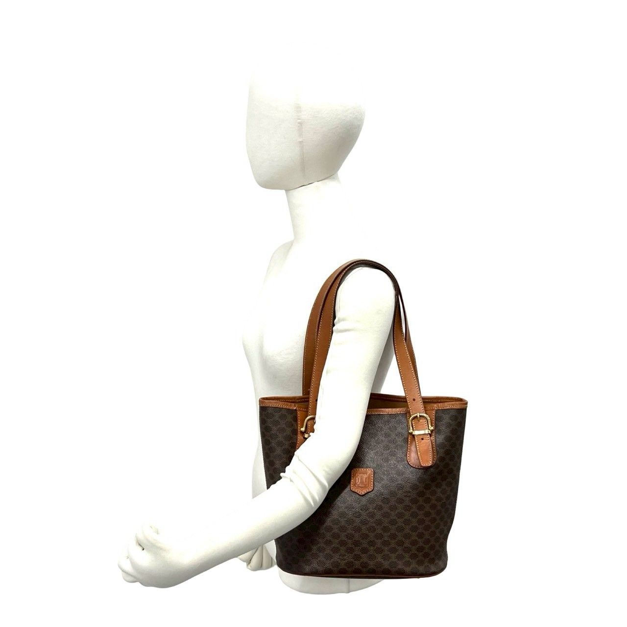 極 美品 CELINE セリーヌ ヴィンテージ マカダム ブラゾン トリオンフ
