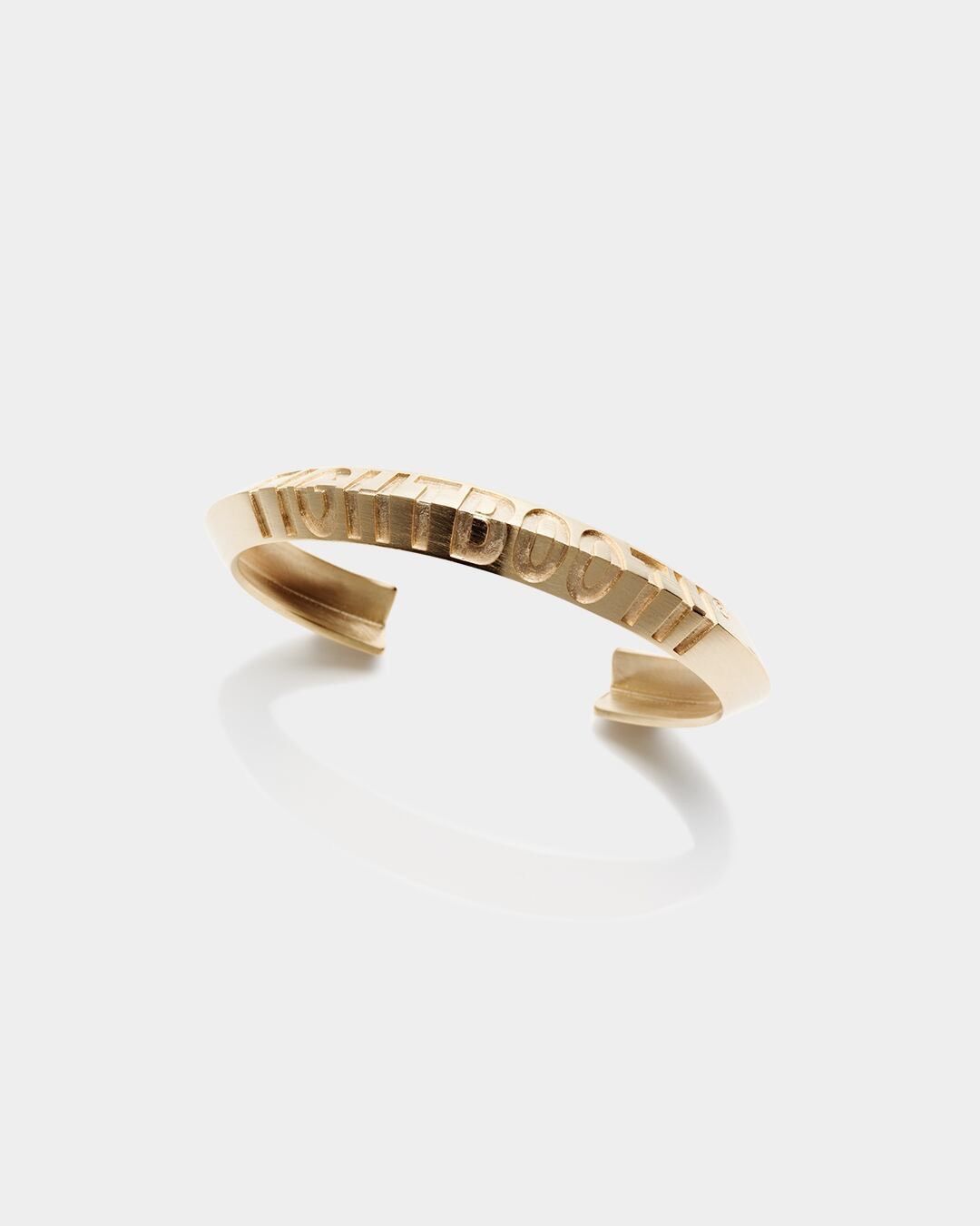 TIGHTBOOTH / ANGLE IRON BANGLE / GOLD PLATED