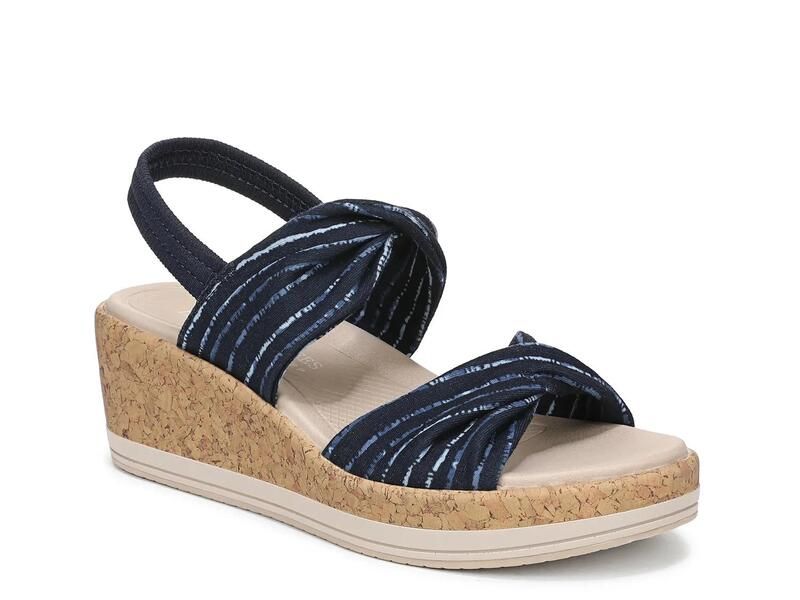 ライフストライド レディース シューズ サンダル LifeStrideRiley Wedge Sandal Navy ネイビー