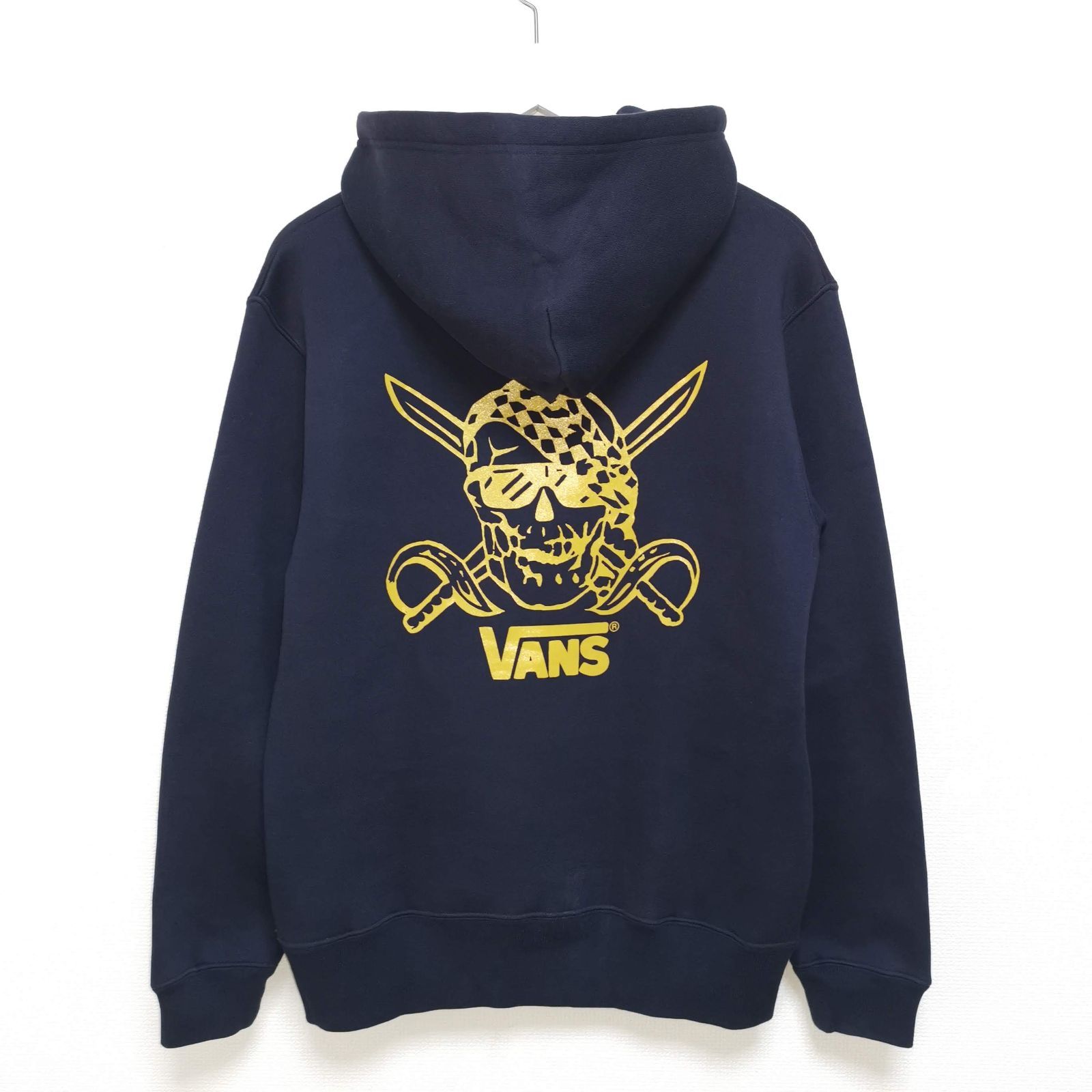 M VANS スカルパイレーツ スウェット パーカー クロスボーン USA