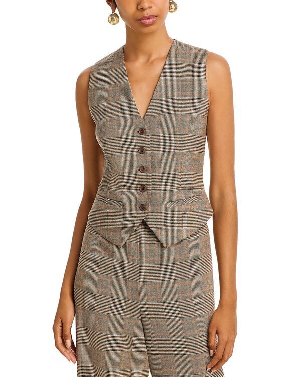 スティーブ マデン レディース アウター ベスト STEVE MADDEN Barrett Vest Brown ブラウン